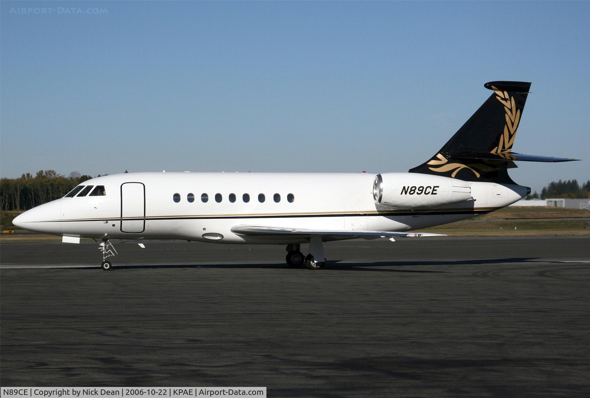 N89CE, 2006 Dassault Falcon 2000EX C/N 81, KPAE