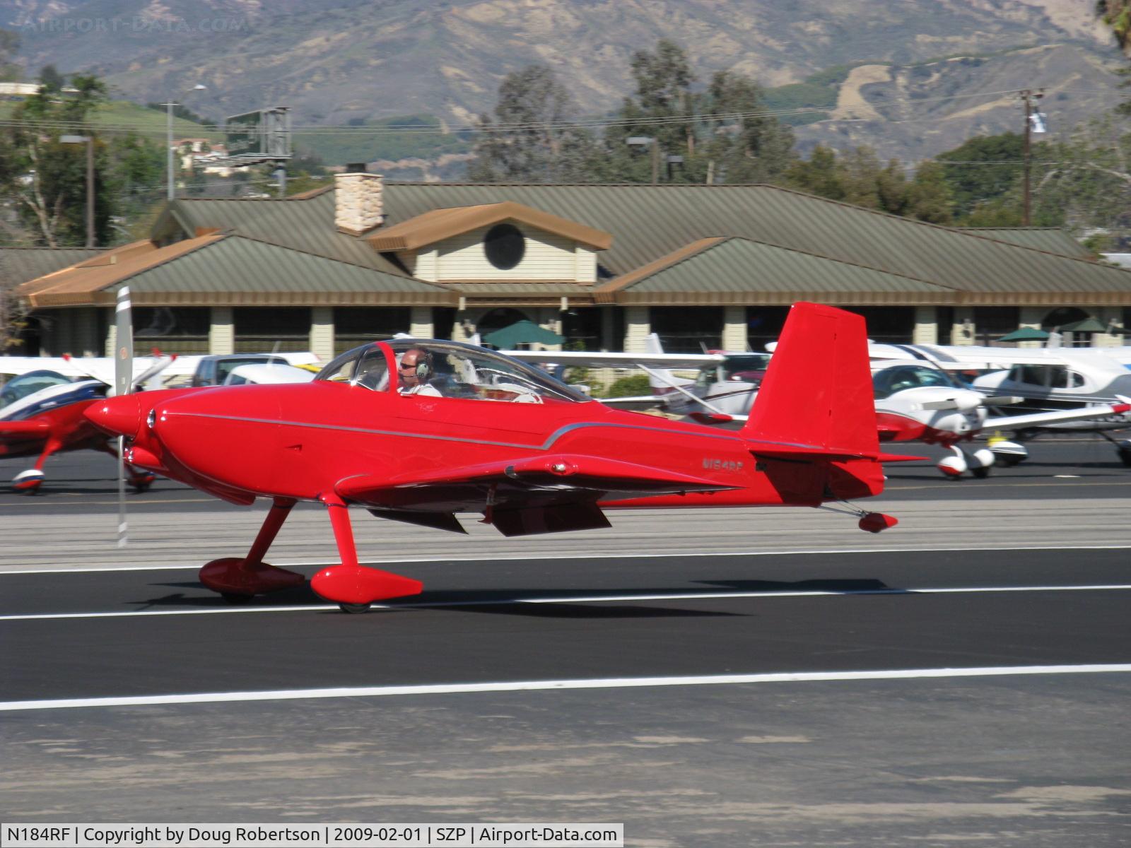 N184RF, 2003 Vans RV-8 C/N 80122, 2003 Findly VAN's RV-8, Lycoming IO-360, flap landing Rwy 22