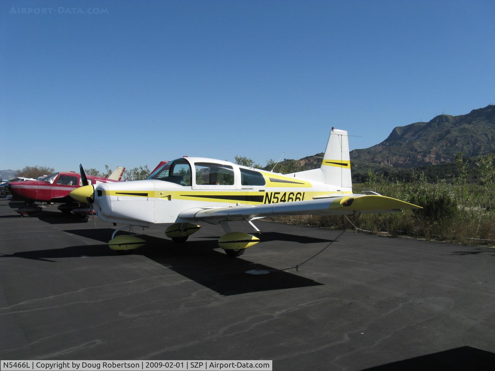 N5466L, 1973 Grumman American AA-5 Traveler C/N AA5-0366, 1973 Grumman American AA-5 TRAVELER, Lycoming O-320-E2G 150 Hp