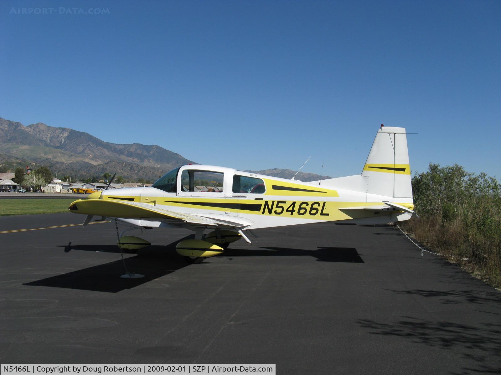 N5466L, 1973 Grumman American AA-5 Traveler C/N AA5-0366, 1973 Grumman American AA-5 TRAVELER, Lycoming O-320 150 Hp