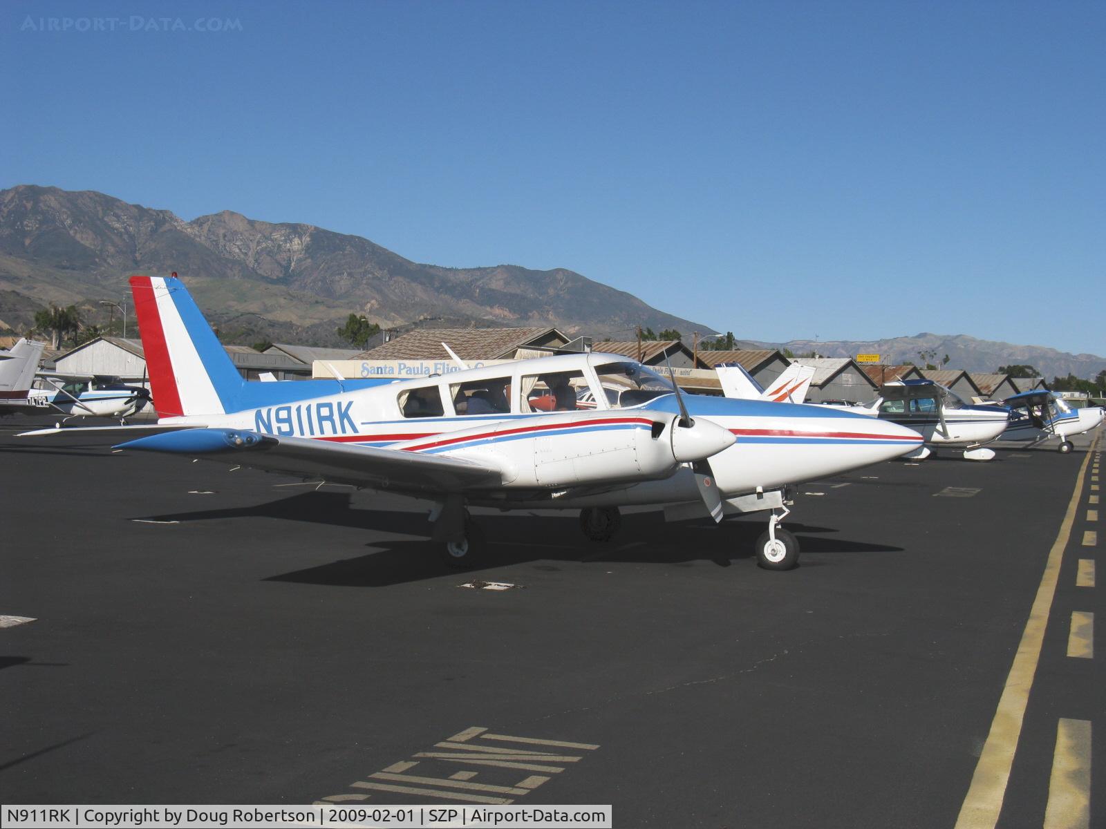 N911RK, 1966 Piper PA-30 Twin Comanche Twin Comanche C/N 30-1184, 1966 Piper PA-30 TWIN COMANCHE, two Lycoming IO-320 160 Hp each