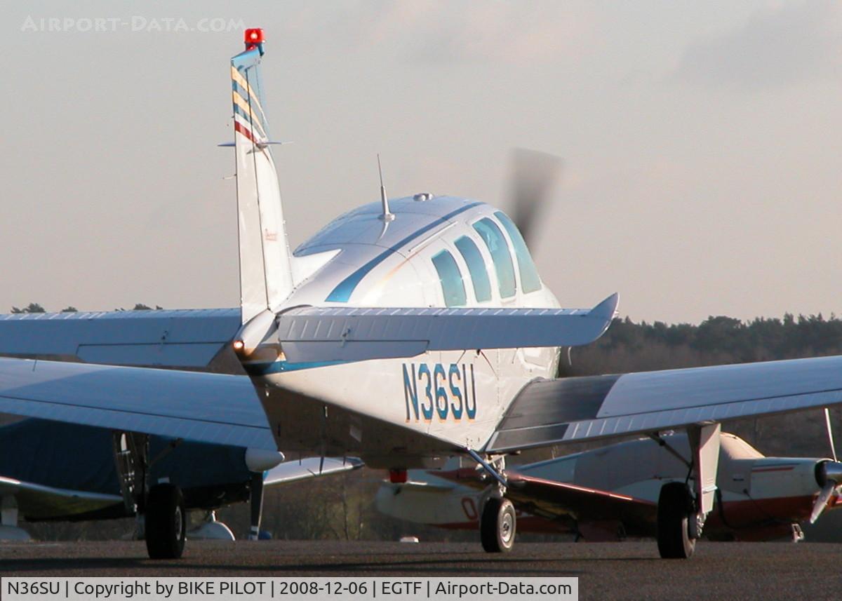 N36SU, 1996 Raytheon A36 Bonanza C/N E-3034, TAXYING OUT FOR DEPARTURE