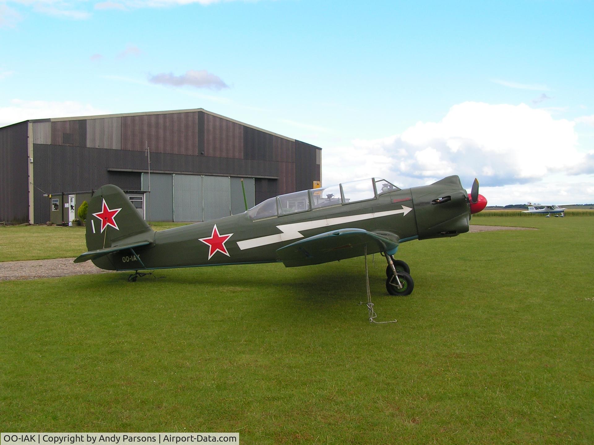 OO-IAK, 1956 Yakovlev Yak-18 C/N 1332019, OO-IAK at Fowlmere visting Flying Legends