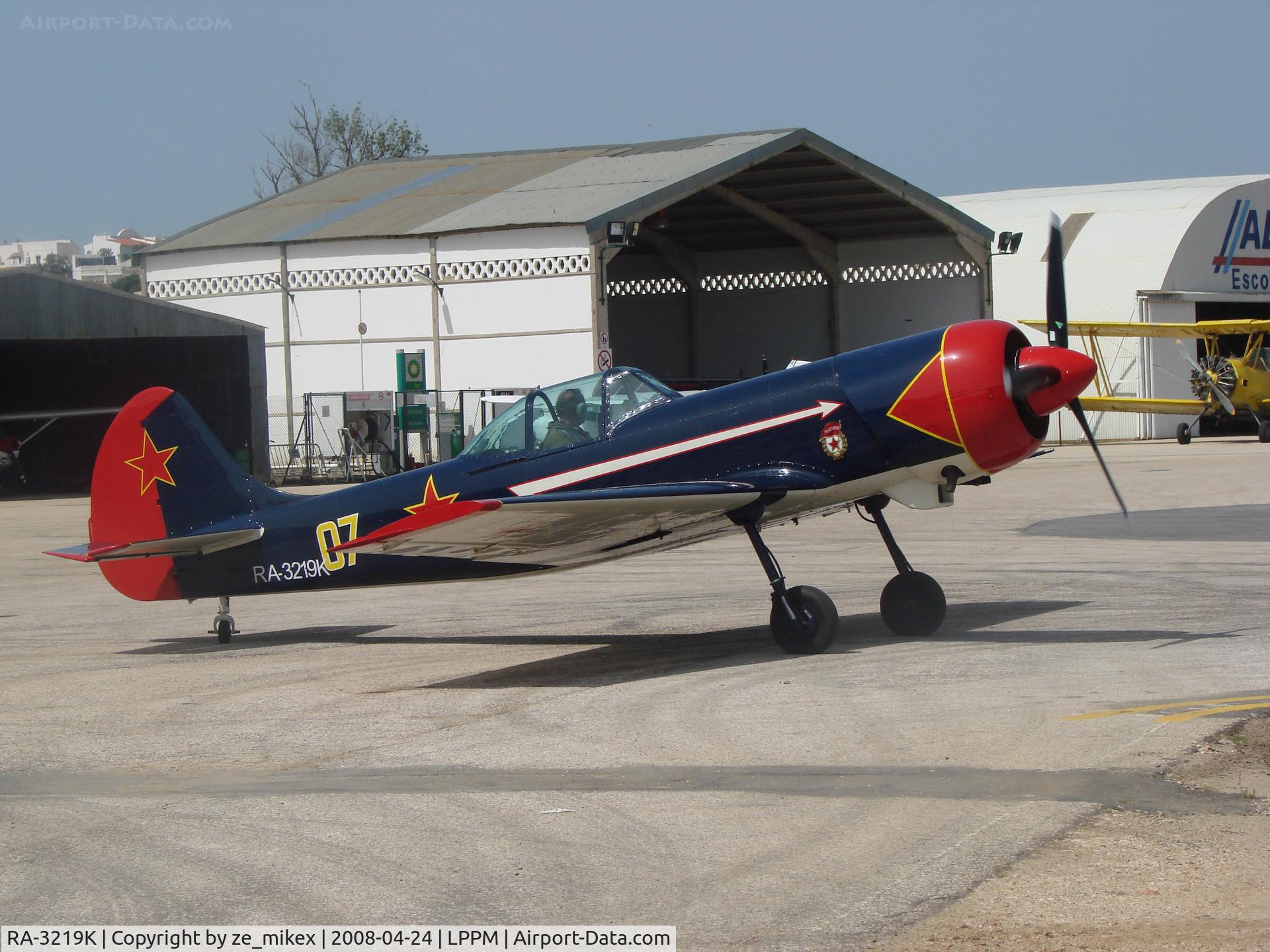 RA-3219K, Yakovlev Yak-50 C/N 1374, yak at portimao air festival