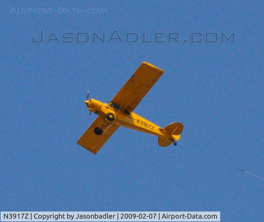 N3917Z, 1961 Piper PA-18-150 Super Cub C/N 18-7741, This aircraft was flying a banner during Gasparilla 2009.