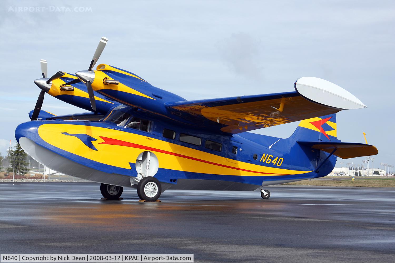 N640, 1945 Grumman G-21A C/N B-123, KPAE