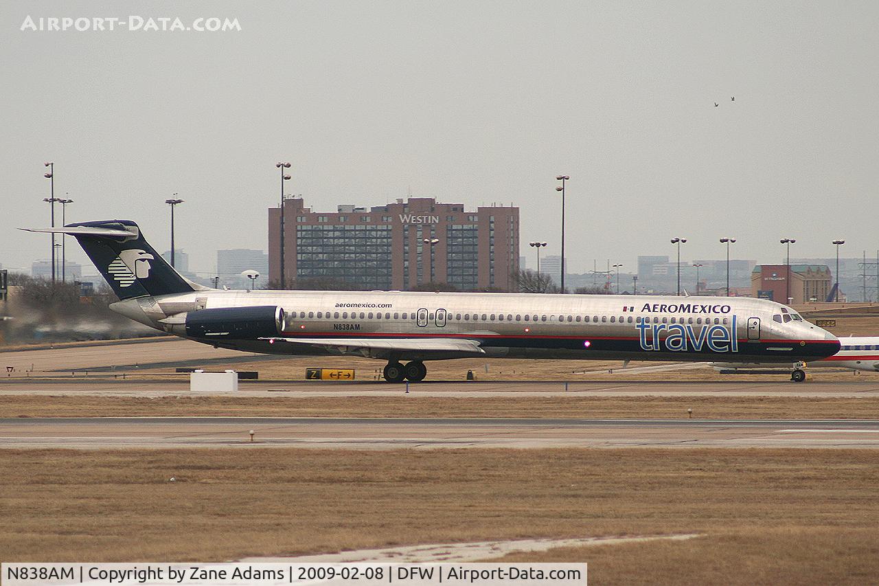 N838AM, 1986 McDonnell Douglas MD-83 (DC-9-83) C/N 49397, Aero Mexico MD-80 at DFW