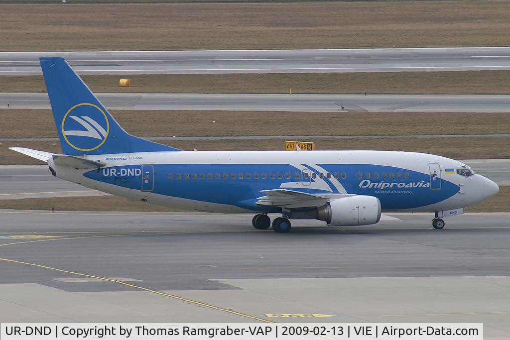 UR-DND, 1997 Boeing 737-5L9 C/N 28722, Dniproavia Boeing 737-500