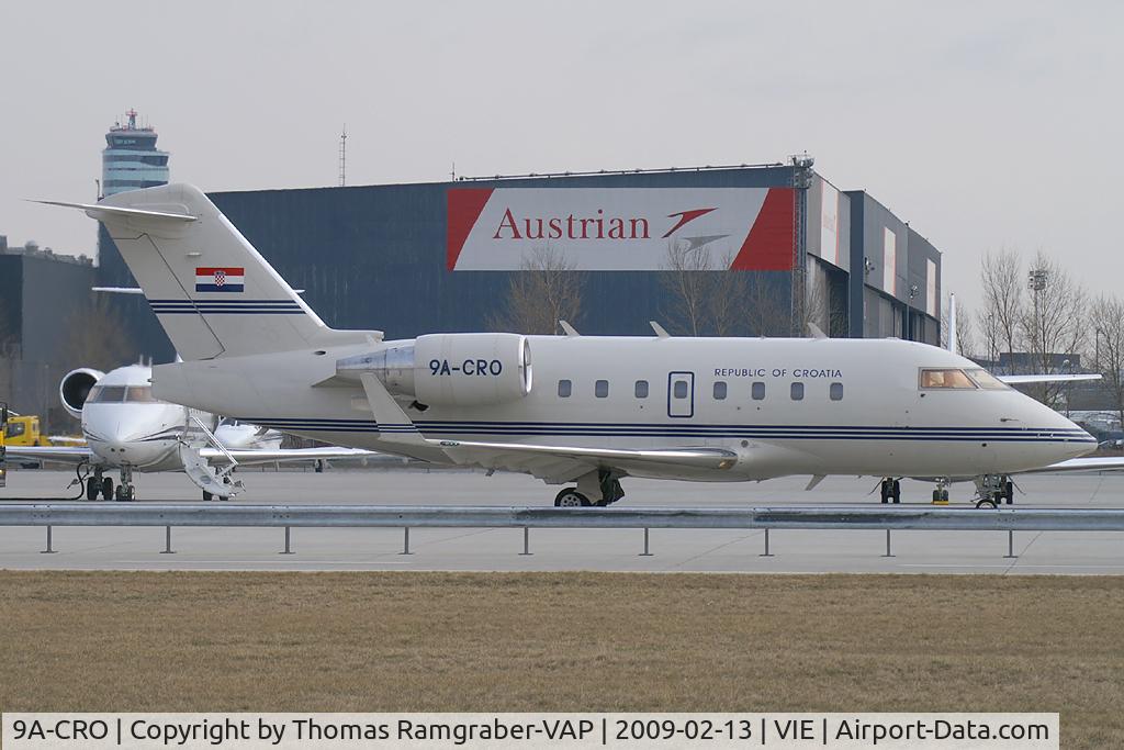 9A-CRO, 1996 Canadair Challenger 604 (CL-600-2B16) C/N 5322, Croatia - Government Canadair CL600 Challenger