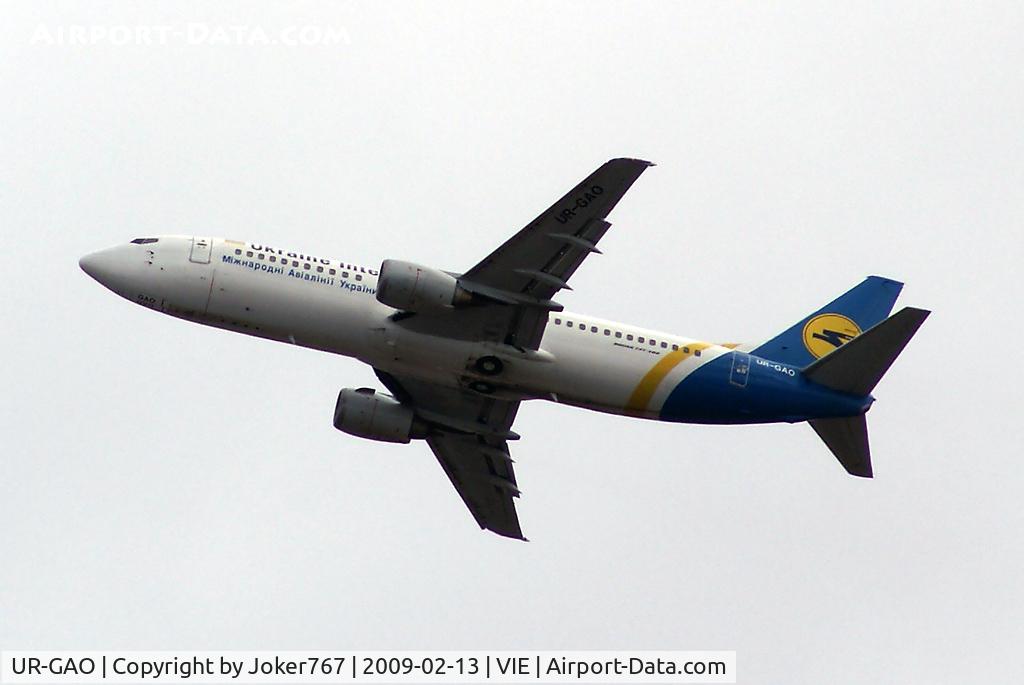 UR-GAO, 1991 Boeing 737-4Z9 C/N 25147, Ukraine International Airlines Boeing 737-4Z9