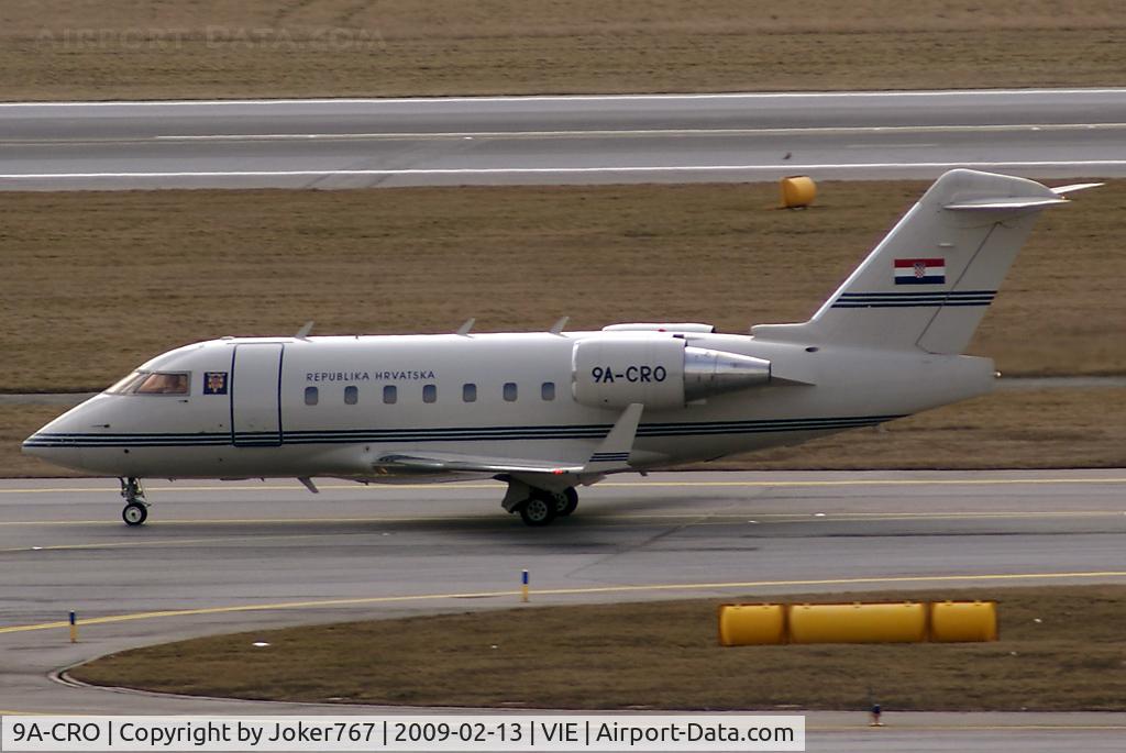 9A-CRO, 1996 Canadair Challenger 604 (CL-600-2B16) C/N 5322, Republic of Croatia Canadair Challenger 604