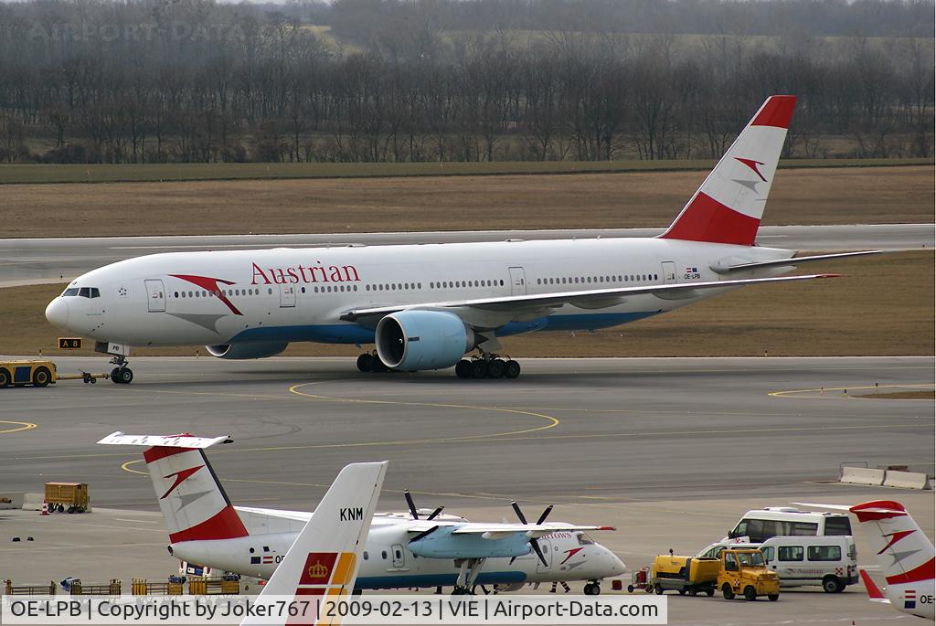 OE-LPB, 1998 Boeing 777-2Z9/ER C/N 28699, Austrian Airlines Boeing 777-2Z9(ER)