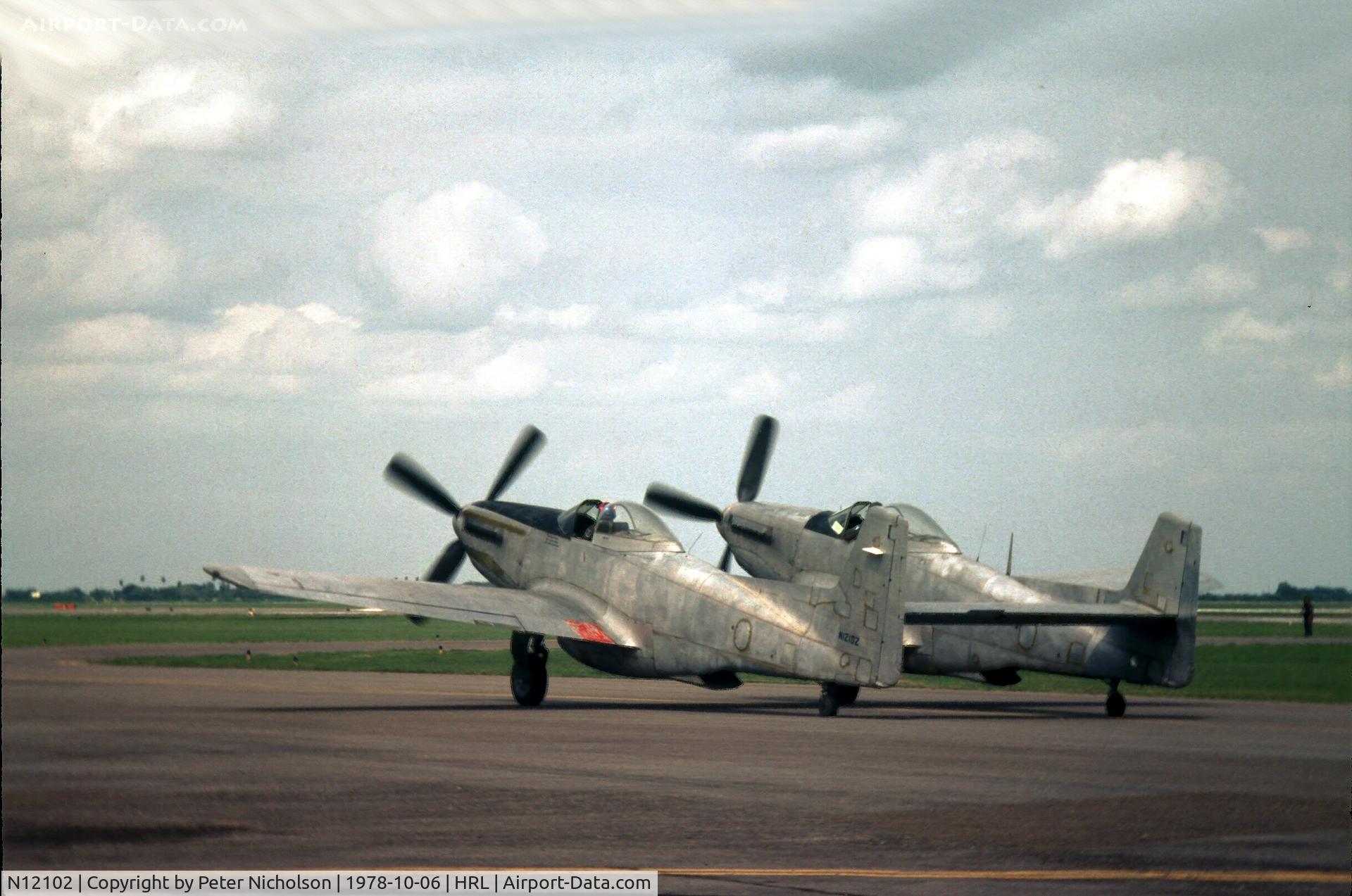 N12102, 1944 North American P-82B C/N 44-65162, This F-82A Twin Mustang of the Confederate Air Force was seen at their 1978 Airshow.