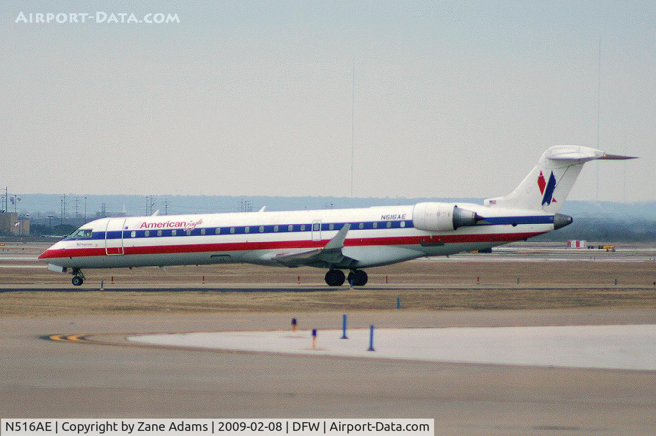 N516AE, 2003 Bombardier CRJ-701ER (CL-600-2C10) Regional Jet C/N 10123, American Eagle at DFW