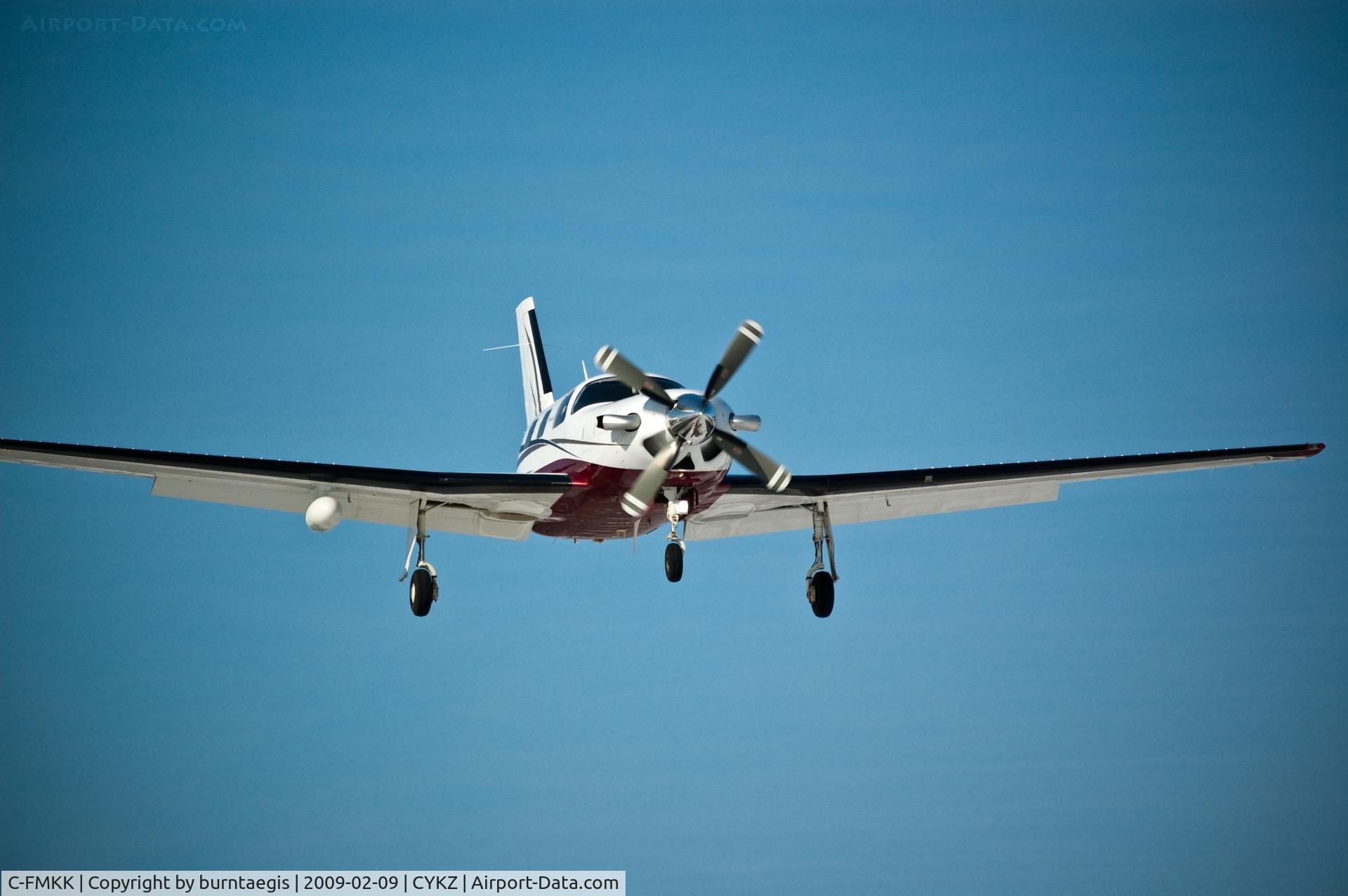 C-FMKK, 2006 Piper PA-46-500TP Malibu Meridian C/N 4697268, Landing at Buttonville Municipal Airport