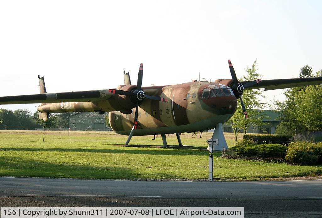 156, Nord N-2501F Noratlas C/N 156, Preserved Noratlas inside LFOE Air Base