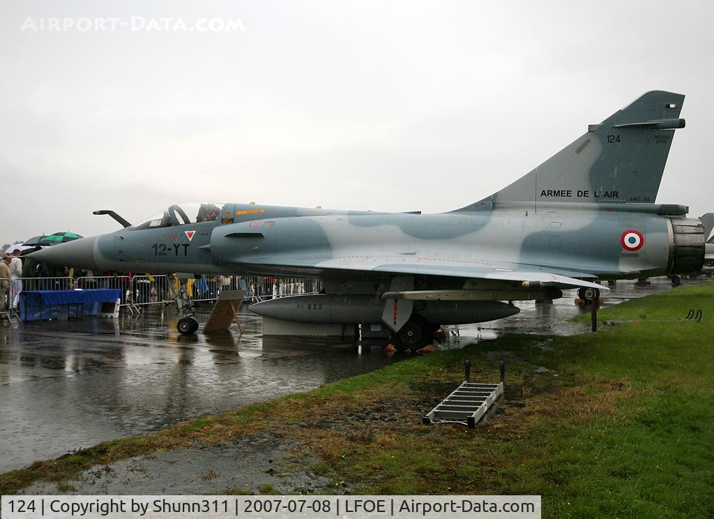 124, Dassault Mirage 2000C C/N 12, Displayed during LFOE Airshow 2007