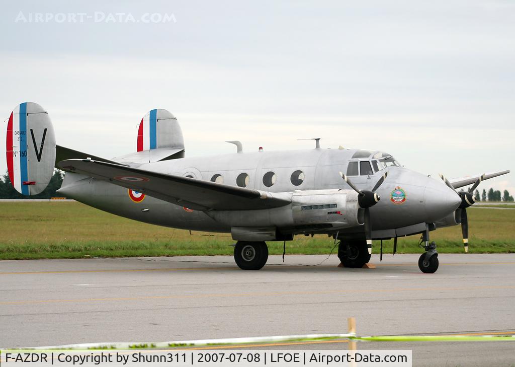 F-AZDR, Dassault MD-312 Flamant C/N 160, Parked here after his show during LFOE Airshow 2007