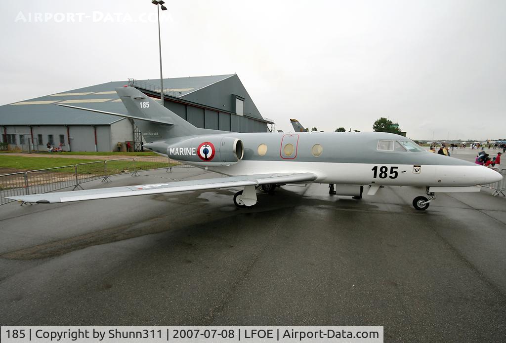 185, Dassault Falcon 10MER C/N 185, Displayed during LFOE Airshow 2007