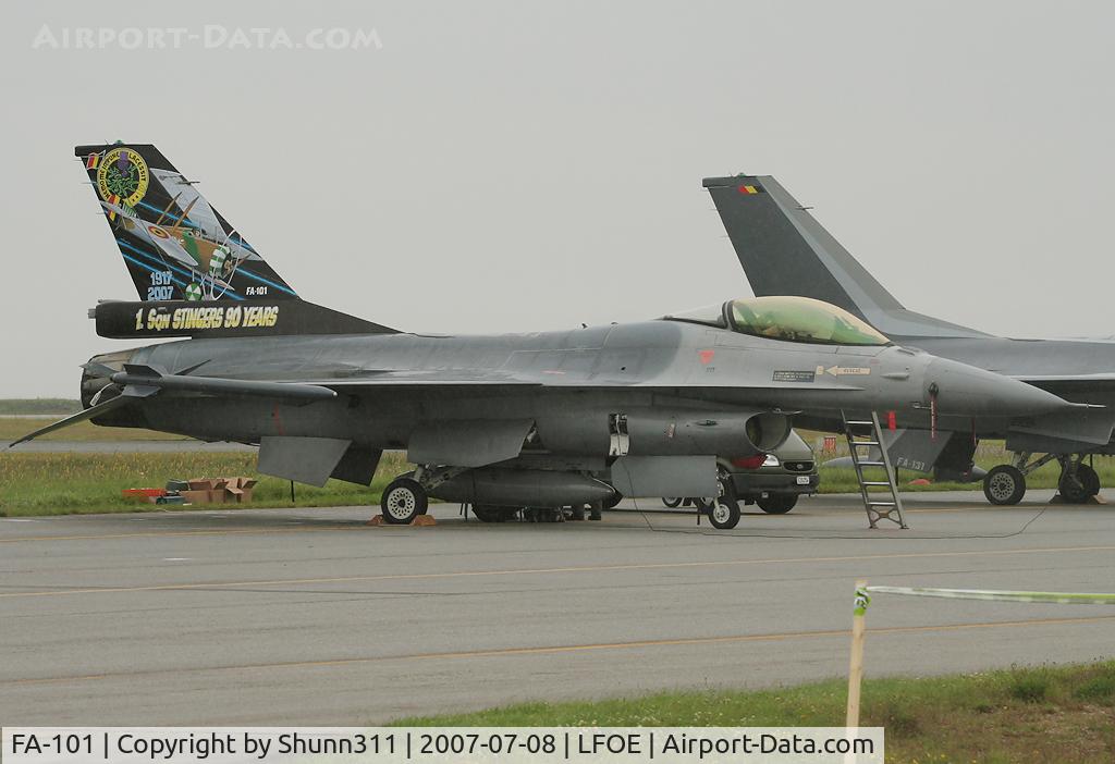 FA-101, SABCA F-16AM Fighting Falcon C/N 6H-101, Used as spare during LFOE Airshow 2007