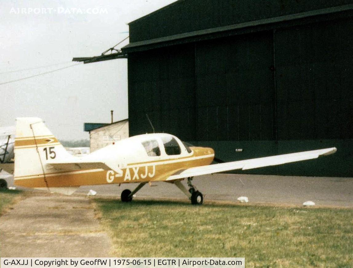 G-AXJJ, 1969 Beagle B-121 Pup Series 2 (Pup 150) C/N B121-091, Beagle Pup at its home base in 1975