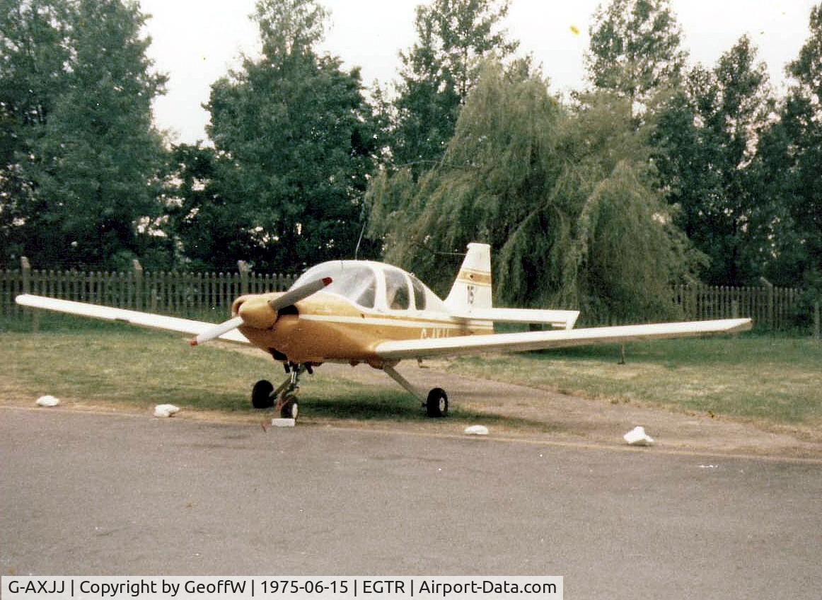 G-AXJJ, 1969 Beagle B-121 Pup Series 2 (Pup 150) C/N B121-091, Beagle Pup at its home base in 1975