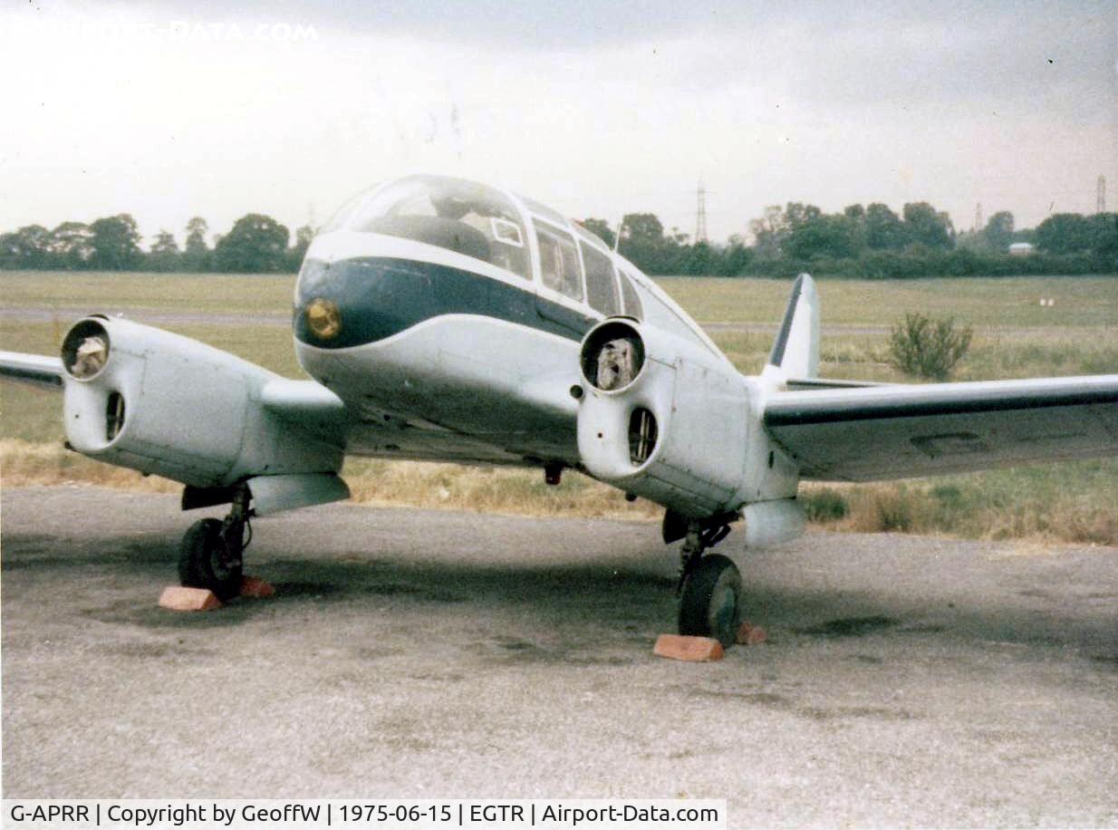 G-APRR, 1956 Let Aero Ae-45S Super C/N 04-014, There were 3 or 4 of this type based at Elstree in the 1970's