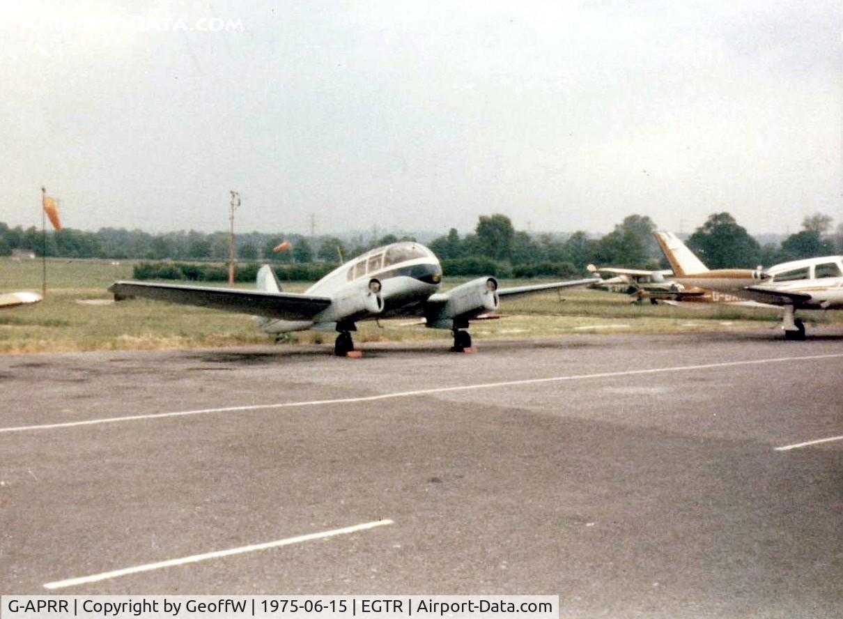 G-APRR, 1956 Let Aero Ae-45S Super C/N 04-014, There were 3 or 4 of this type based at Elstree in the 1970's