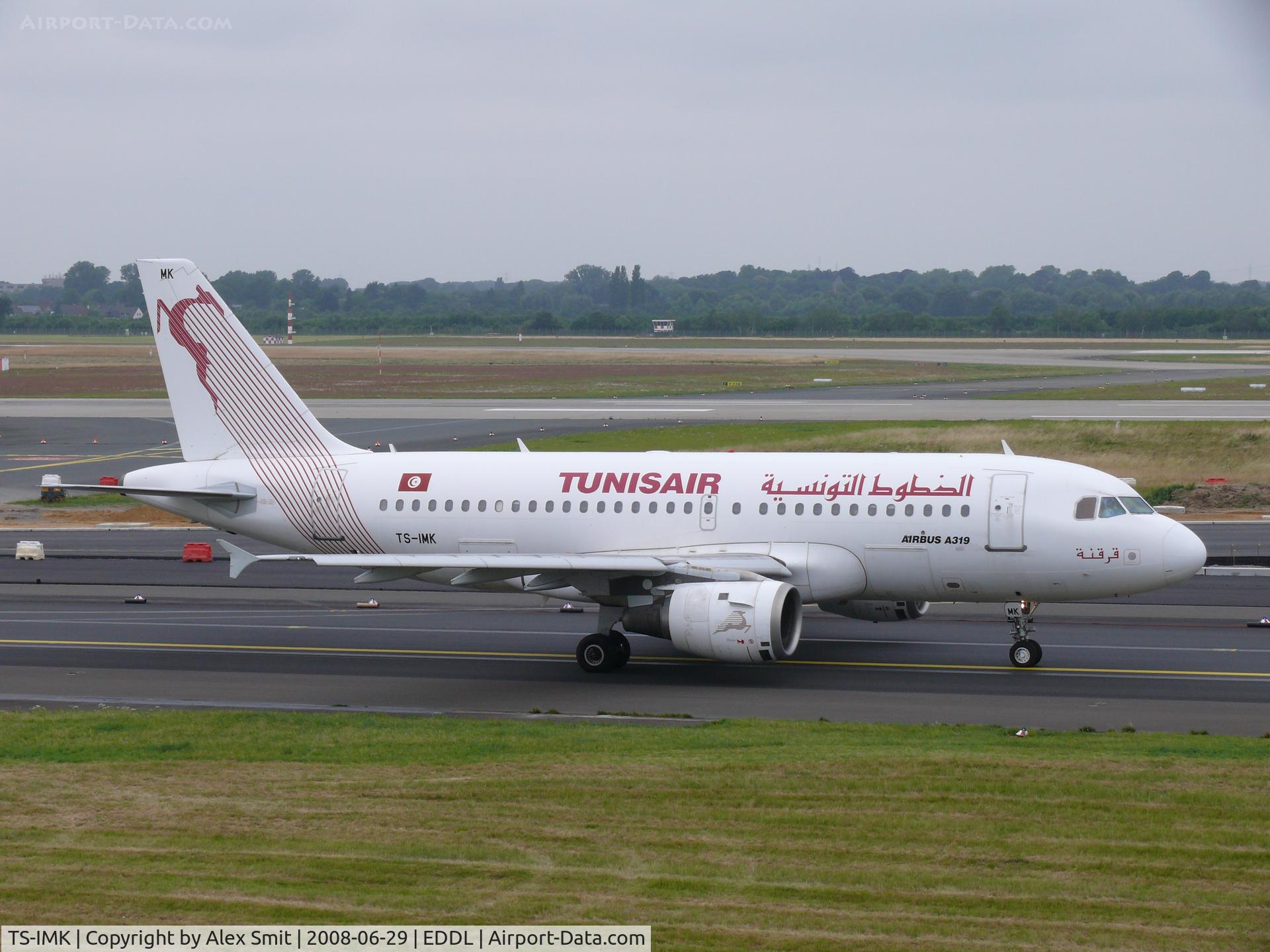 TS-IMK, 1998 Airbus A319-114 C/N 880, Airbus A319-114 TS-IMK Tunisair