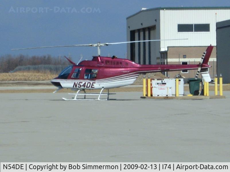 N54DE, Bell 206B C/N 2274, On the ramp at Urbana, Ohio