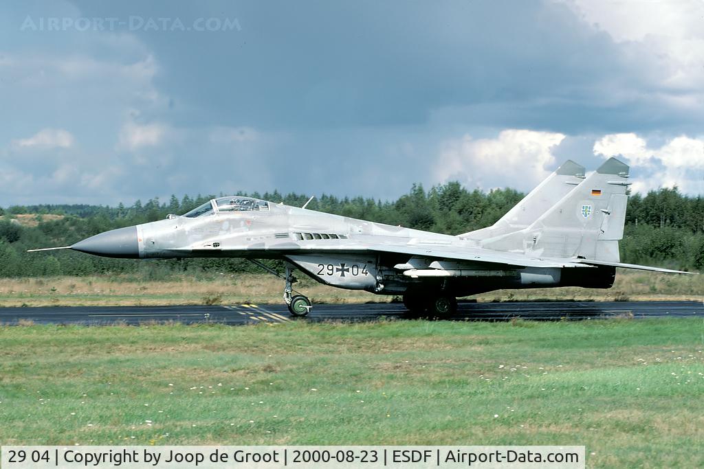 29 04, 1988 Mikoyan-Gurevich MiG-29G C/N 2960525111, During the exercise Baltic Link 2000 the German MiG-29's flew aggressor missions against other participants.