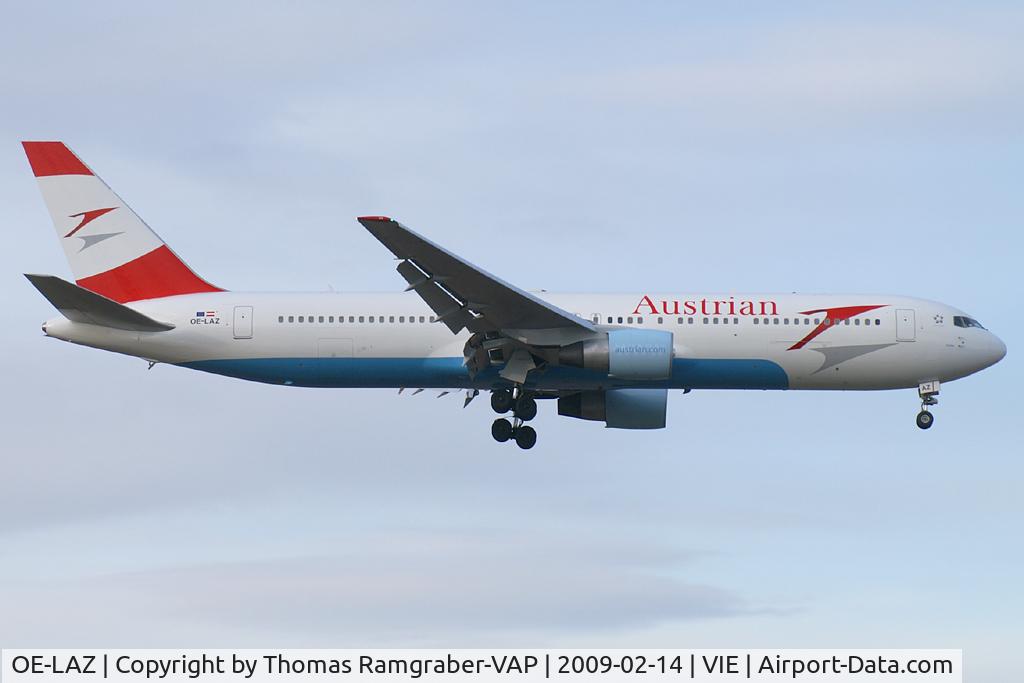OE-LAZ, 1999 Boeing 767-3Z9 C/N 30331, Austrian Airlines Boeing 767-300