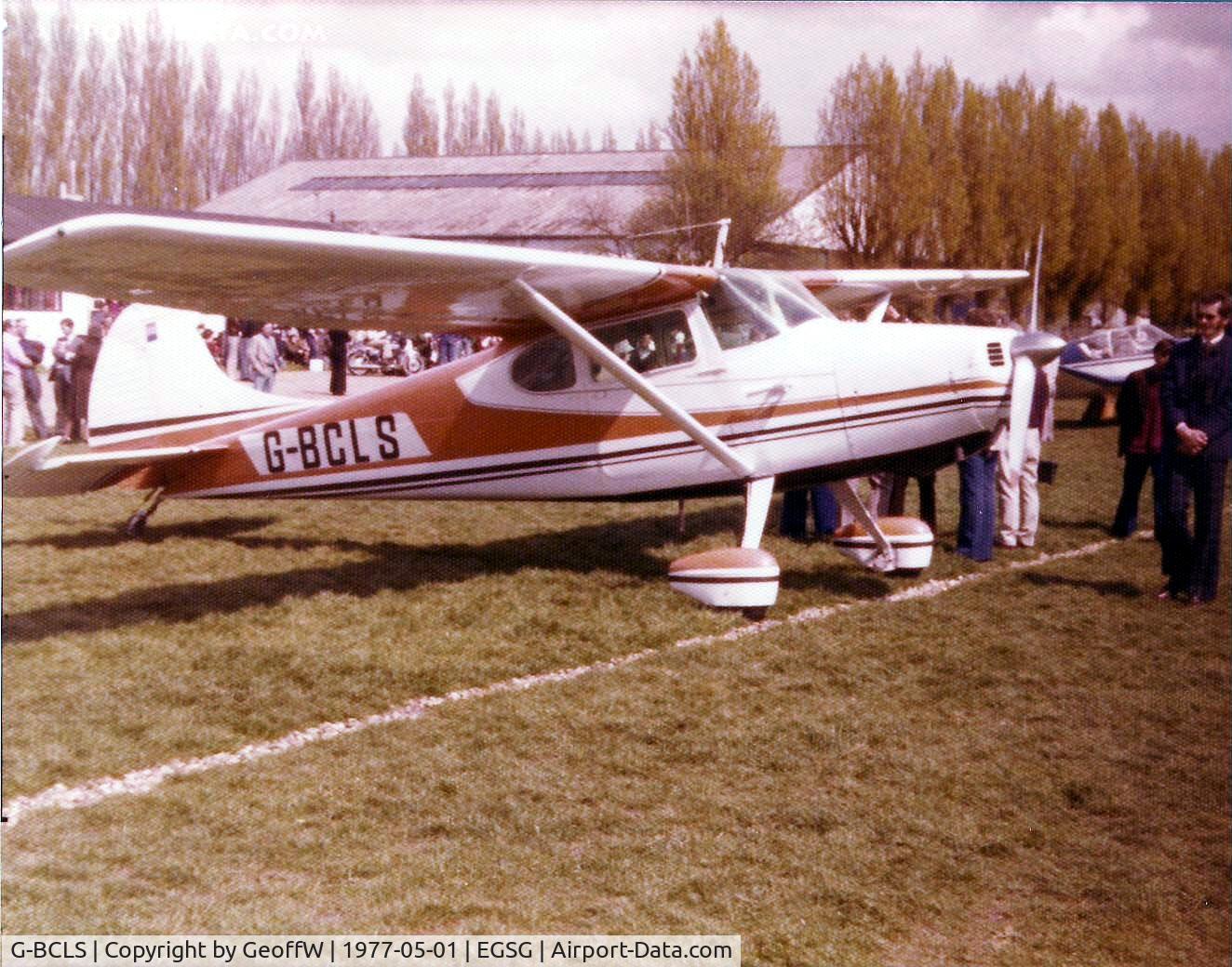 G-BCLS, 1952 Cessna 170B C/N 20946, Taken at a well attended PFA fly-in at Stapleford in 1977