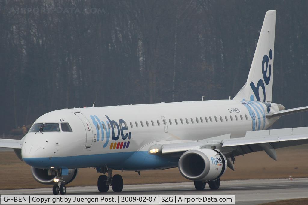 G-FBEN, 2008 Embraer 195LR (ERJ-190-200LR) C/N 19000213, Embraer ERJ-190-200LR