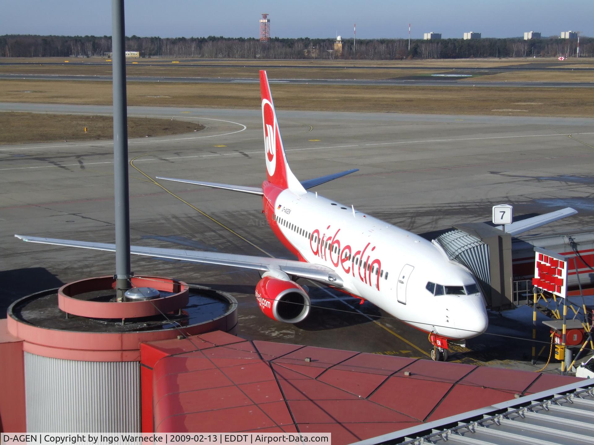 D-AGEN, 1998 Boeing 737-75B C/N 28100, Boeing 737-700 of AirBerlin at Berlin Tegel airport