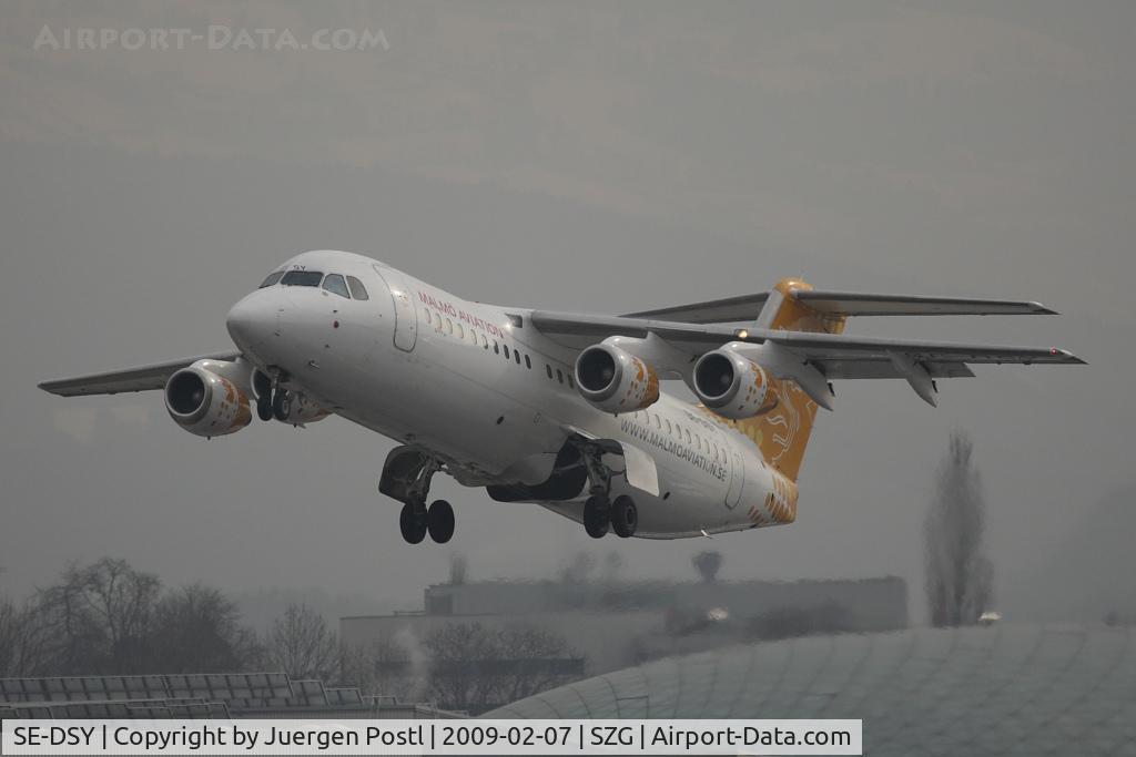 SE-DSY, 1995 British Aerospace Avro 146-RJ100 C/N E3263, BAE Systems AVRO RJ 100
