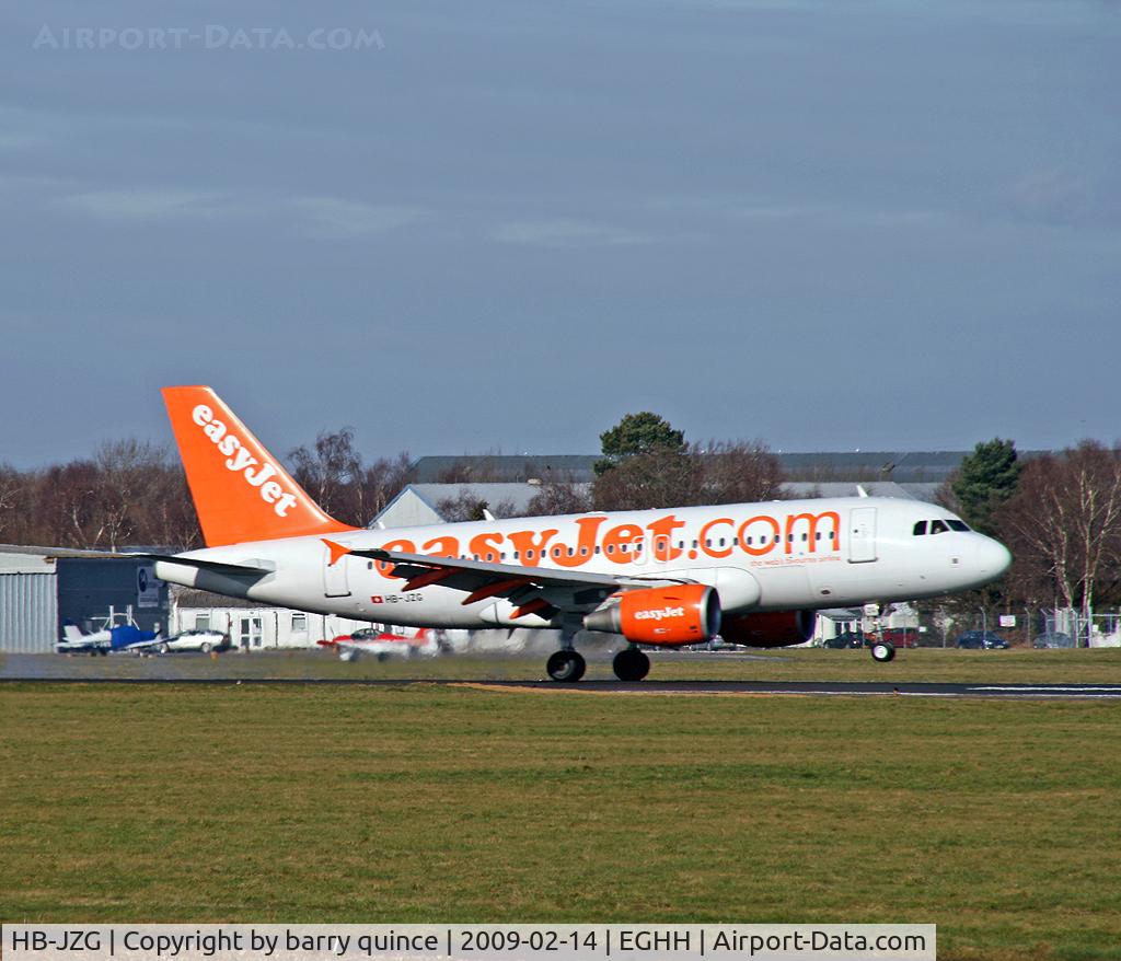 HB-JZG, 2004 Airbus A319-111 C/N 2196, Touchdown 08