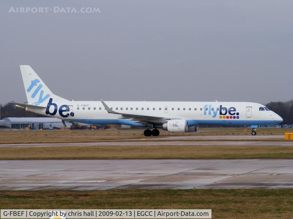 G-FBEF, 2007 Embraer 195LR (ERJ-190-200LR) C/N 19000104, flybe