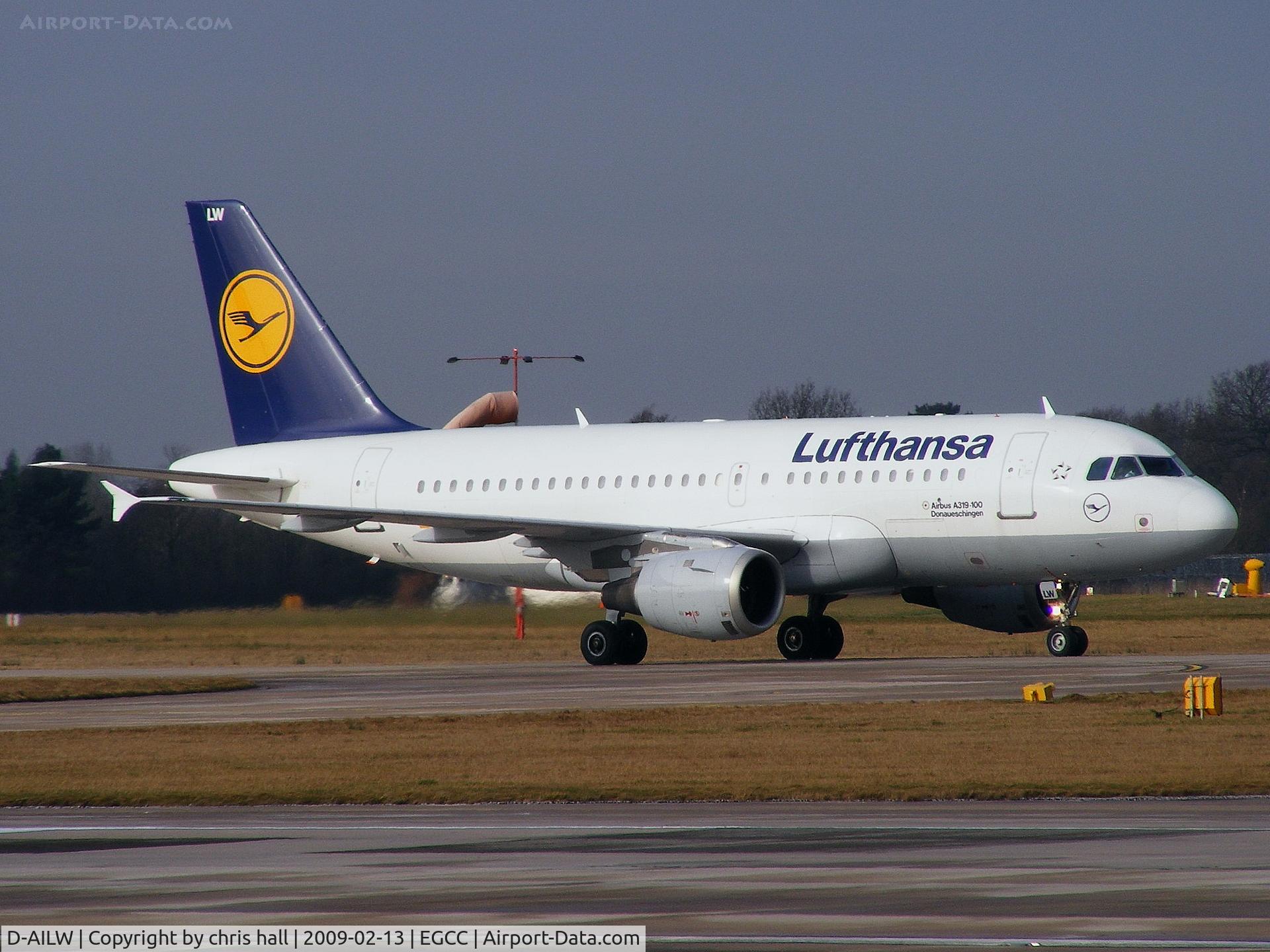 D-AILW, 1998 Airbus A319-114 C/N 853, Lufthansa
