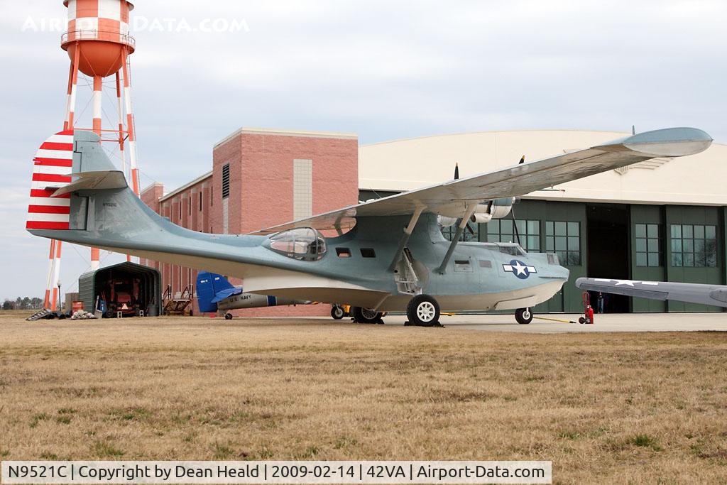 N9521C, 1943 Consolidated Vultee 28-5ACF C/N 1656, Consolidated PBY-5A Catalina N9521C on static display on the ramp at the Military Aviation Museum in Virginia Beach, VA.