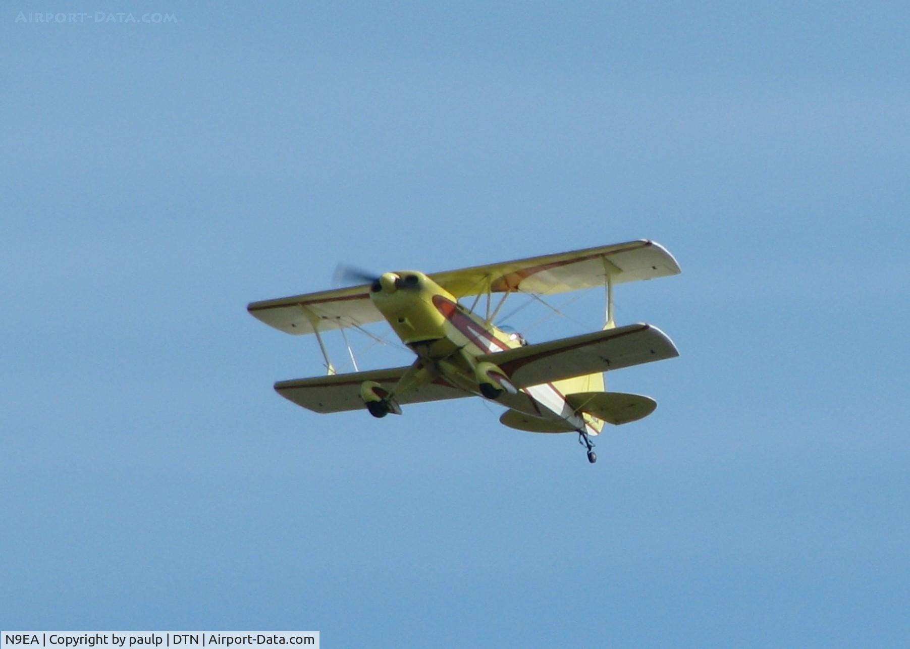 N9EA, 1978 EAA Acro Sport II C/N P-12, Just took off from32 at Downtown Shreveport.