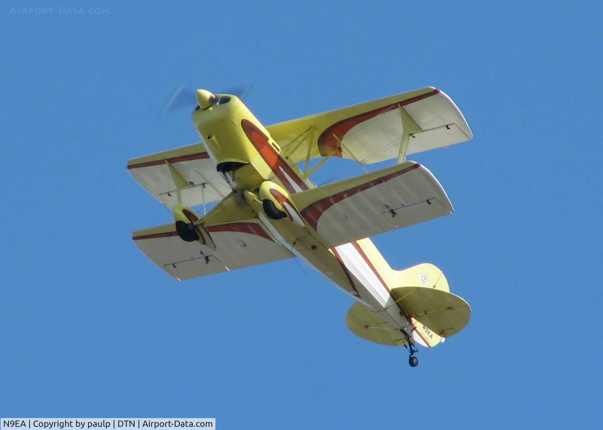N9EA, 1978 EAA Acro Sport II C/N P-12, Just took off from 32 at Downtown Shreveport.