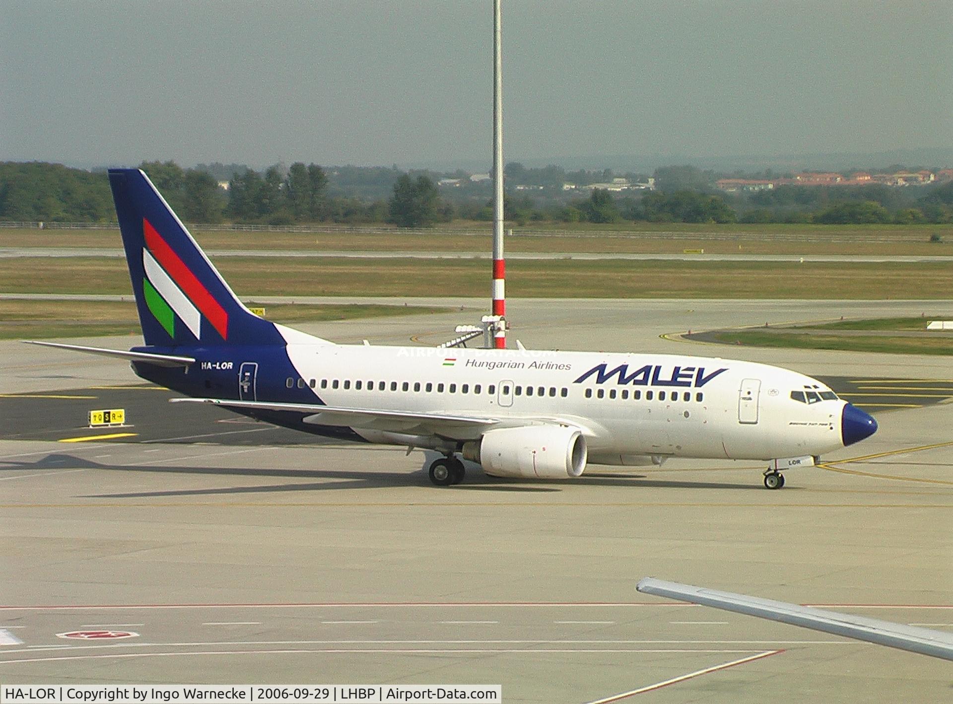 HA-LOR, 2004 Boeing 737-7Q8 C/N 29355, Boeing 737-700 of MALEV at Budapest Ferihegy II