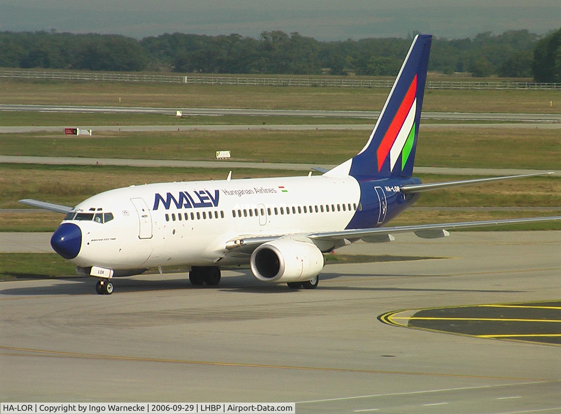 HA-LOR, 2004 Boeing 737-7Q8 C/N 29355, Boeing 737-700 of MALEV at Budapest Ferihegy II