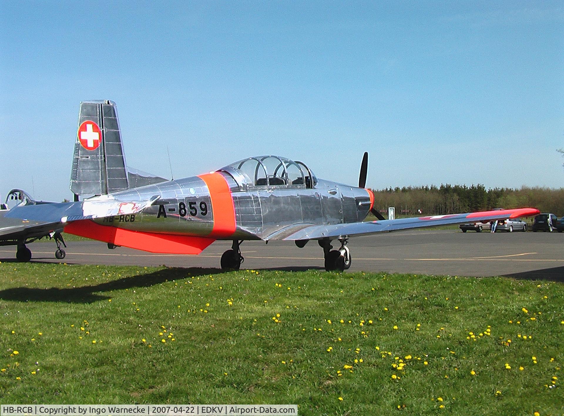 HB-RCB, 1959 Pilatus P3-05 C/N 497-46, Pilatus P-3-05 at Dahlemer Binz airfield