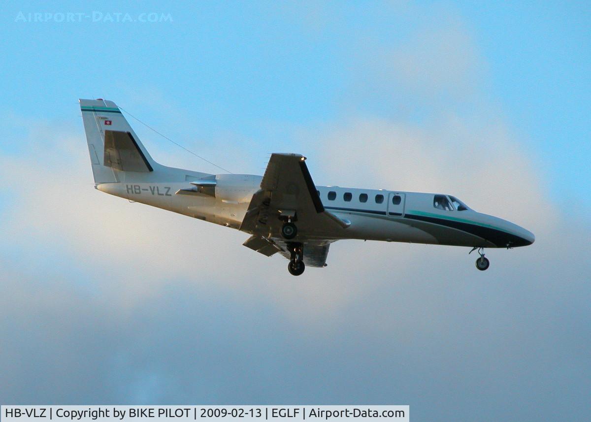 HB-VLZ, 1997 Cessna 560 Citation Encore C/N 560-0446, FINALS FOR 06