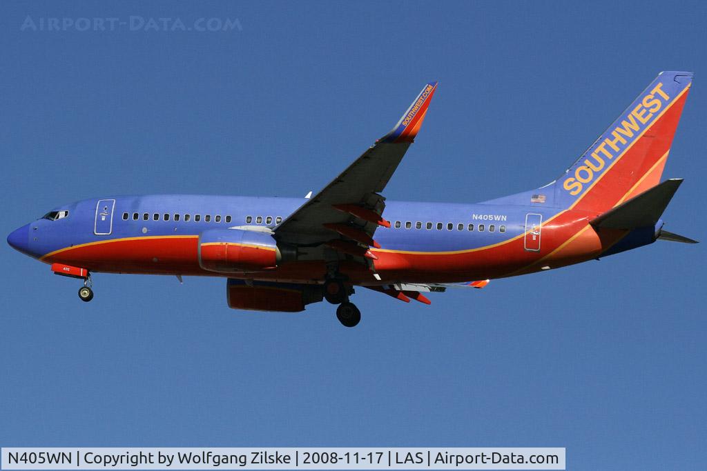 N405WN, 2001 Boeing 737-7H4 C/N 27893, visitor