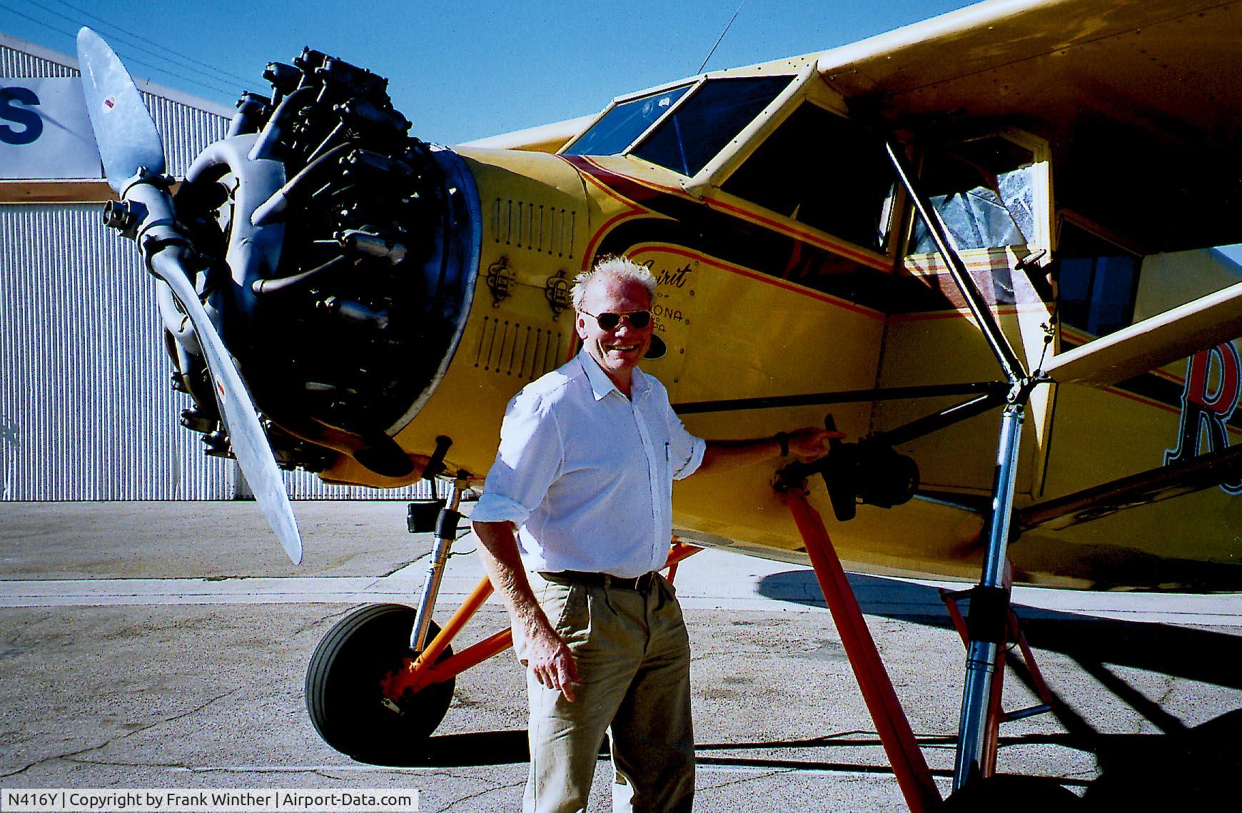 N416Y, 1930 Stinson SM-8A Junior C/N 4251, Flown with Si Robin LA