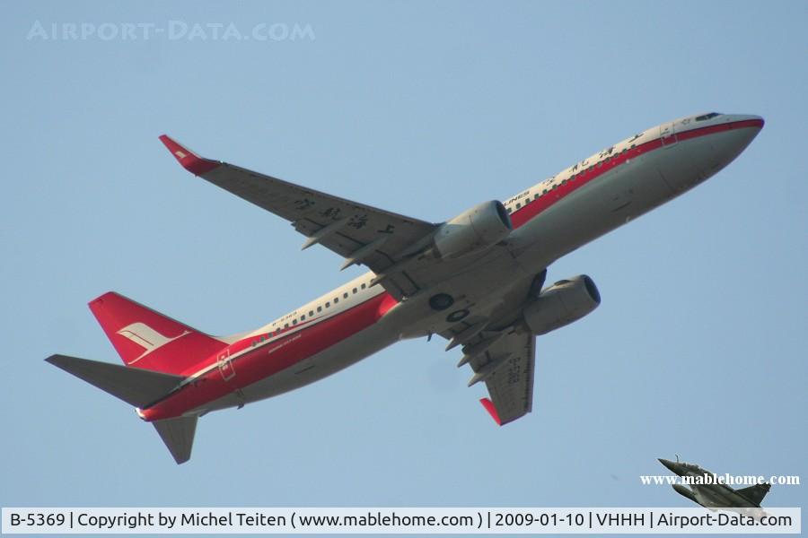 B-5369, 2008 Boeing 737-8Q8 C/N 35281, Shanghai Airlines