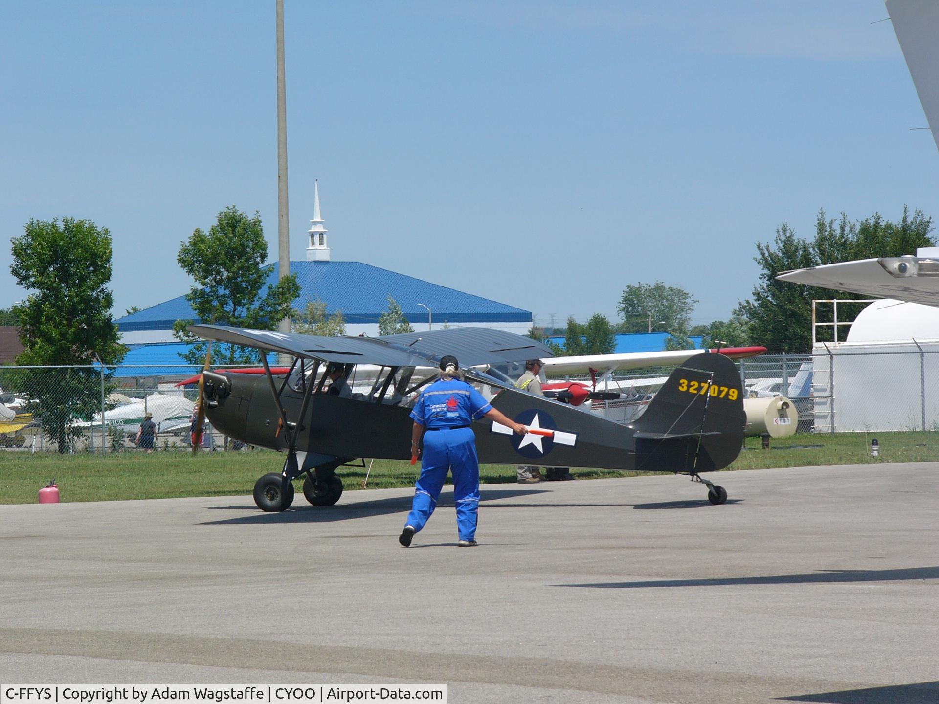 C-FFYS, 1943 Aeronca L-3B Grasshopper (O-58B) C/N 12163, Oshawa COPA airshow